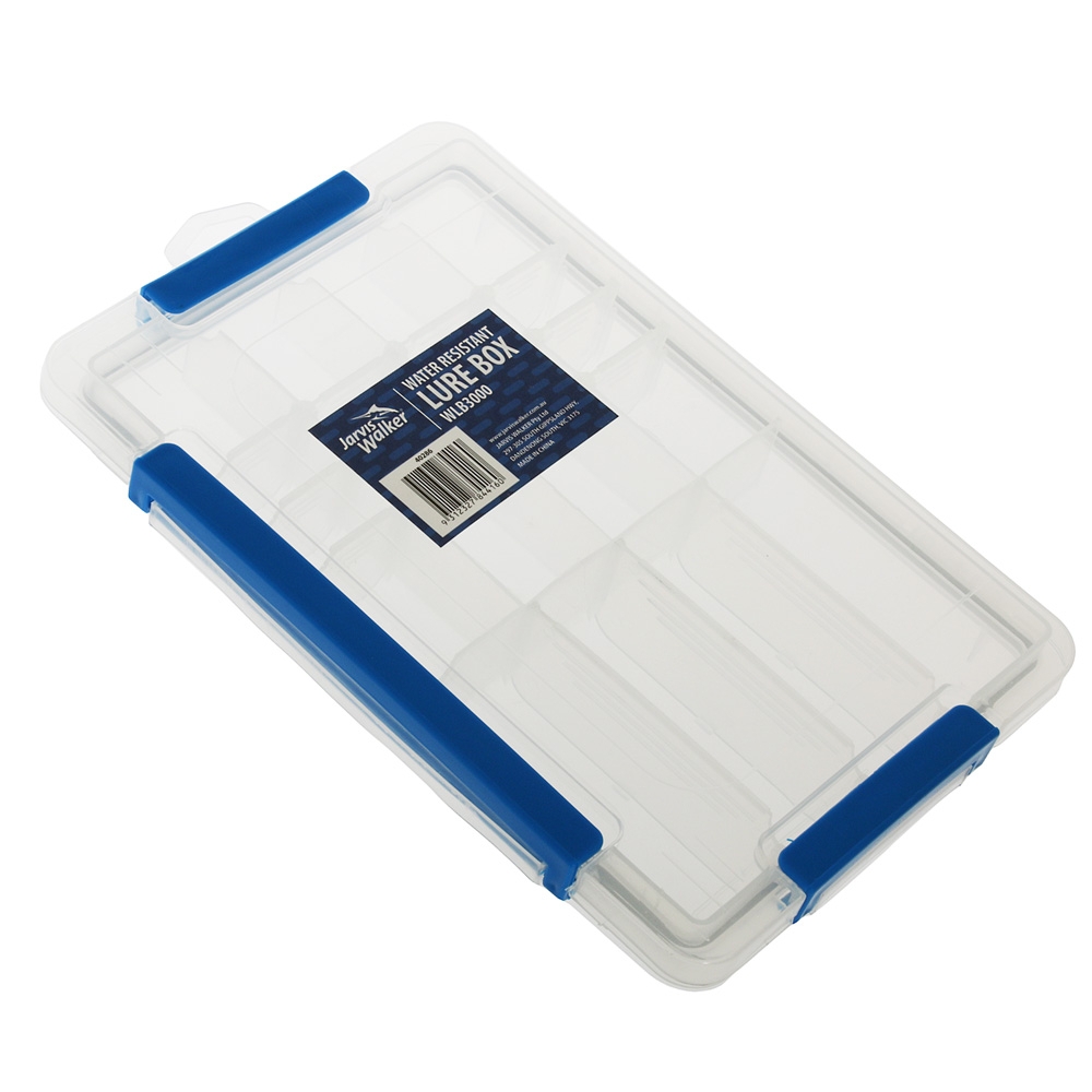 Jarvis Walker Waterproof Lure Box Tackle Tray 27x18cm