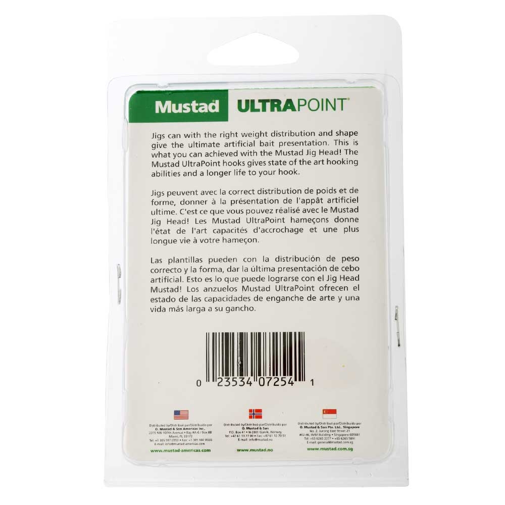 Mustad Darter Jig Heads Size 5/0 10.5g Qty 4