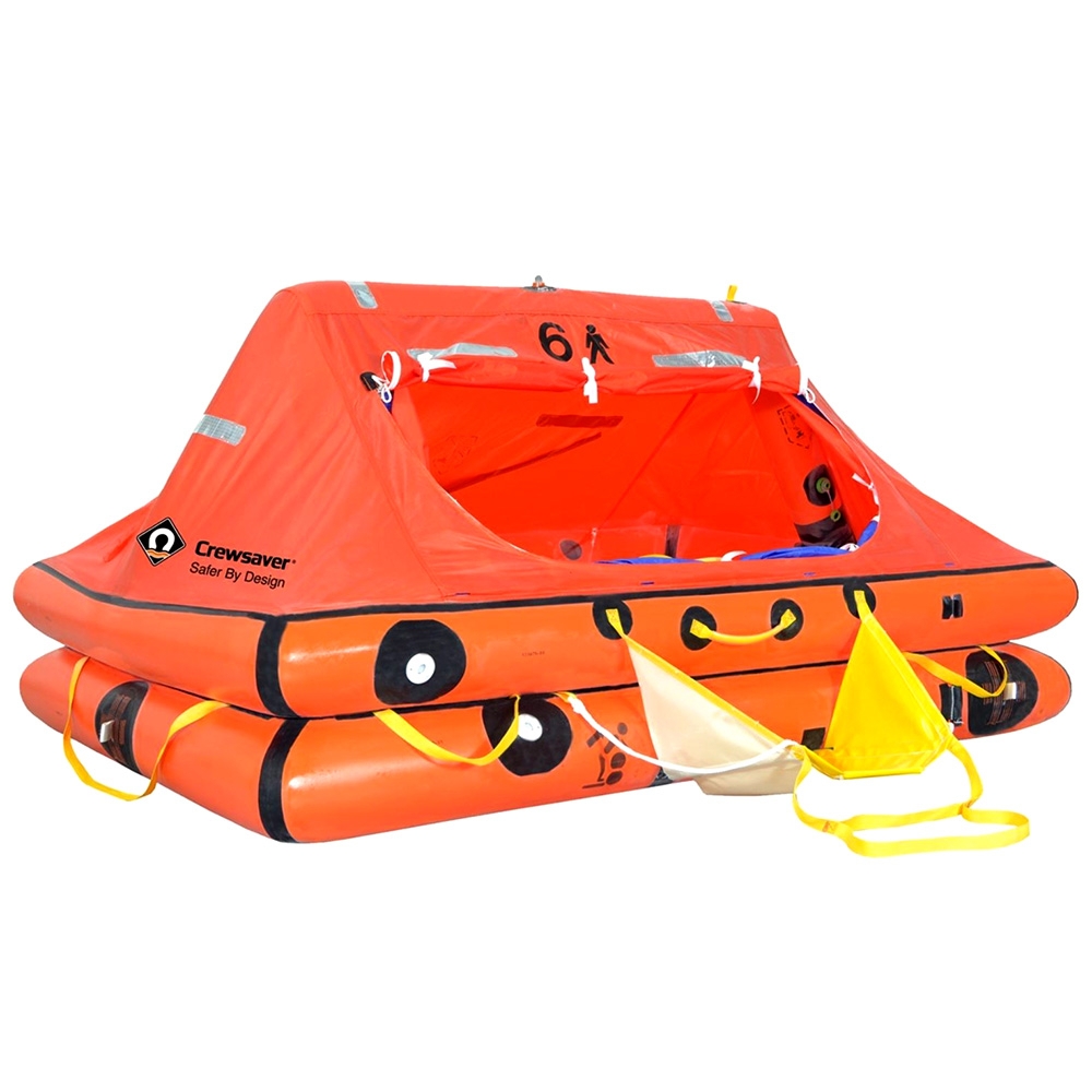 Crewsaver 4-Man ISO Ocean Inshore Life Raft Under 24hr Valise