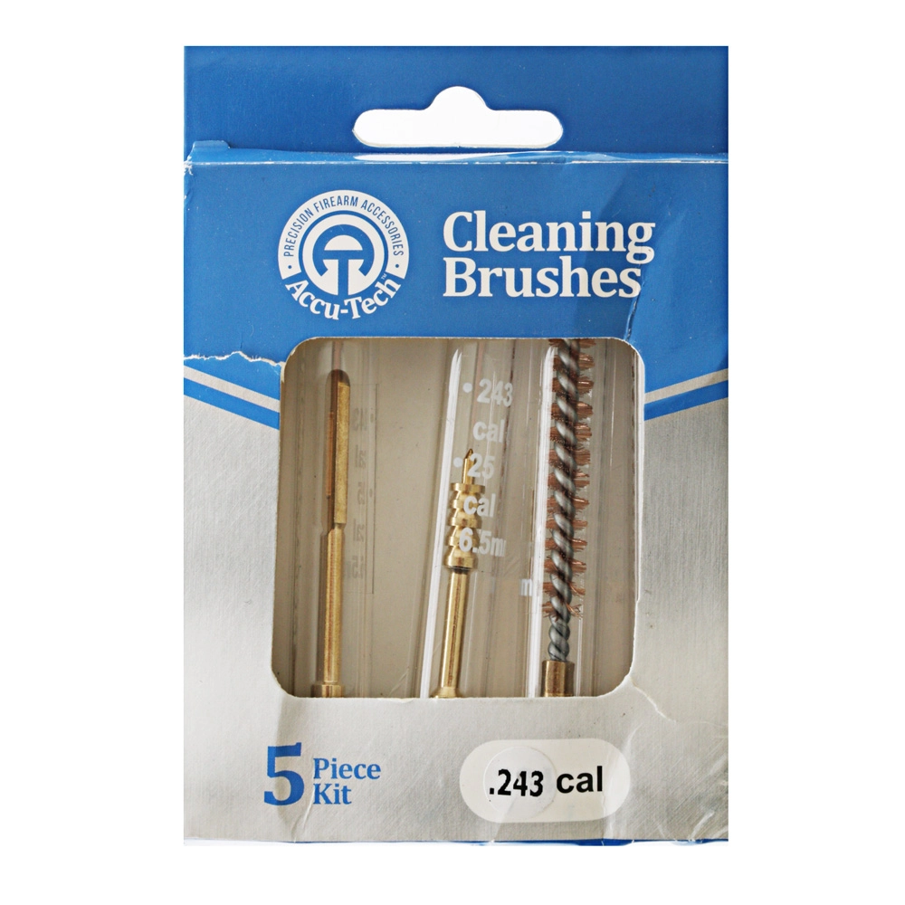 Accu-Tech 5-Piece Gun Cleaning Brush Kit .243 Cal Accu-Tech 5-Piece Gun Cleaning Brush Kit .243 Cal