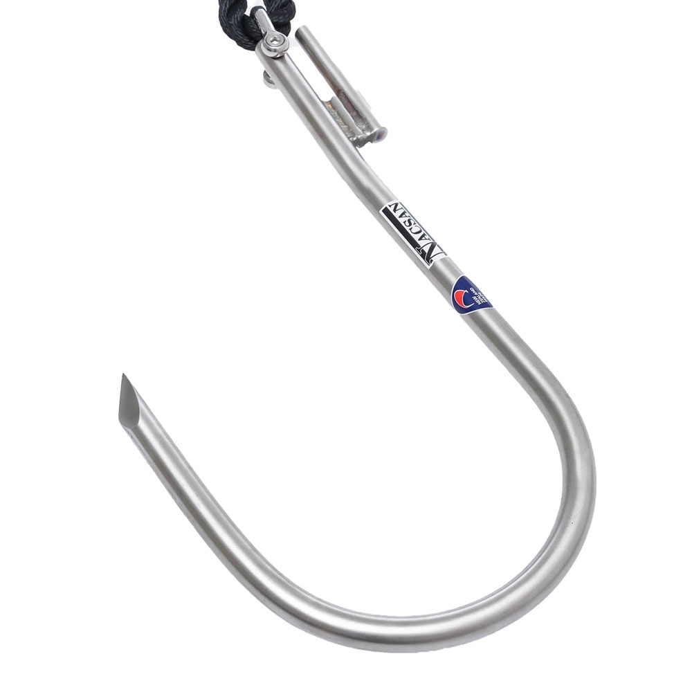 Nacsan Flying Gaff with 6m Rope L 195mm Gape