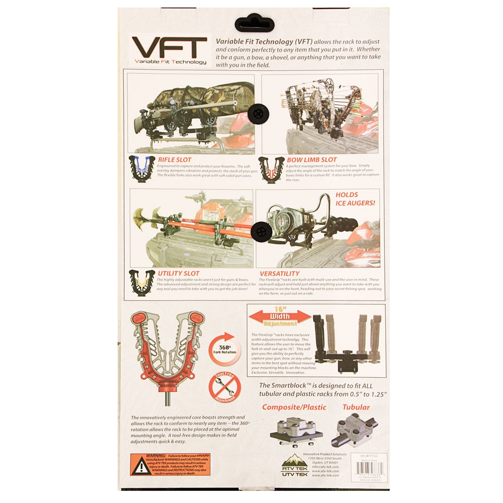 ATV-TEK Flexgrip Pro Double ATV Utility Rack