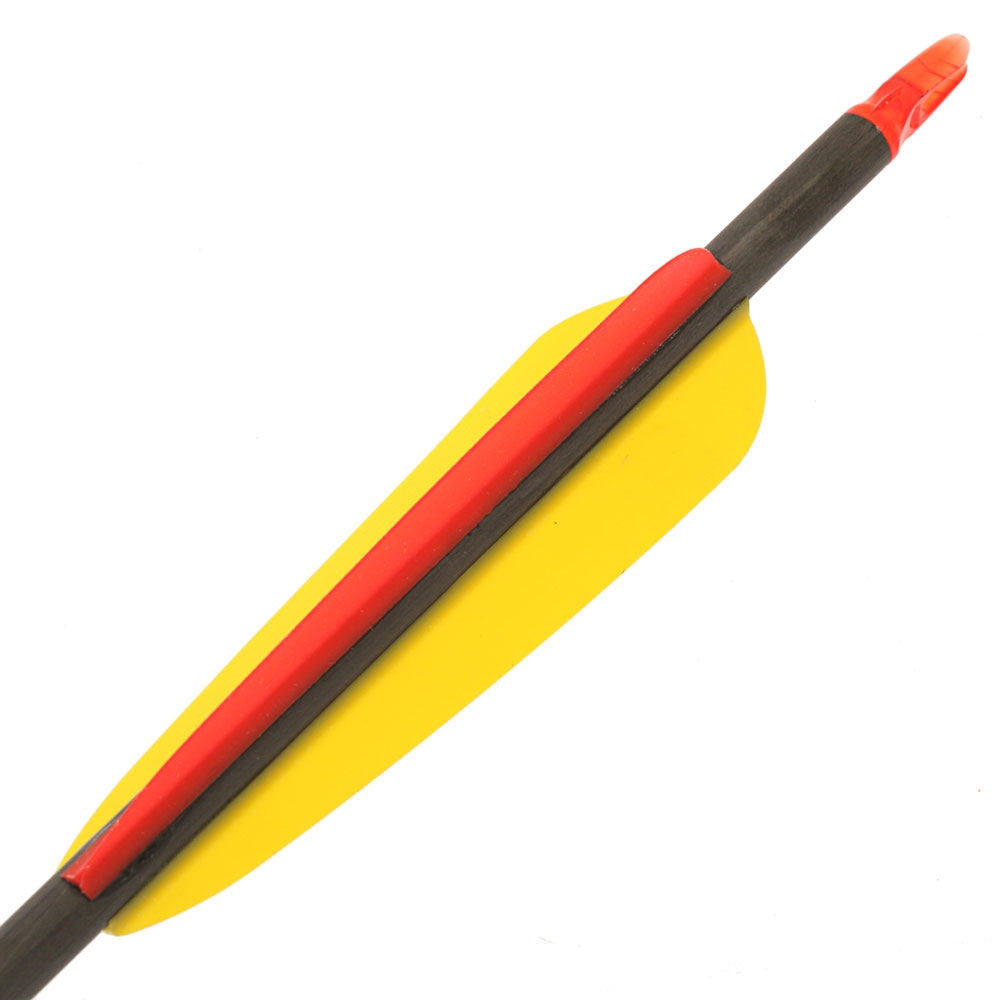 Ek Archery Black Carbon Arrows 30in 6 Pack