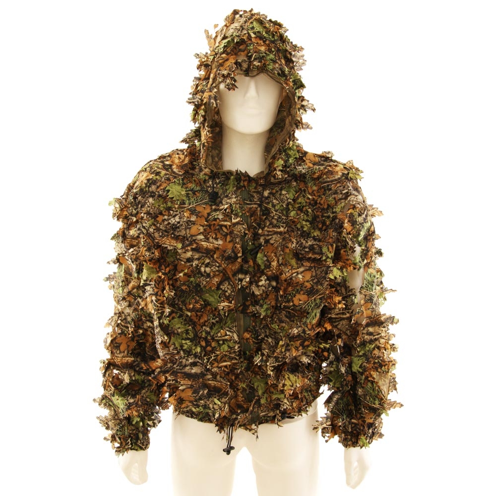 Outdoor Outfitters Ghillie Suit Leaf 3D Woodland Size M-L