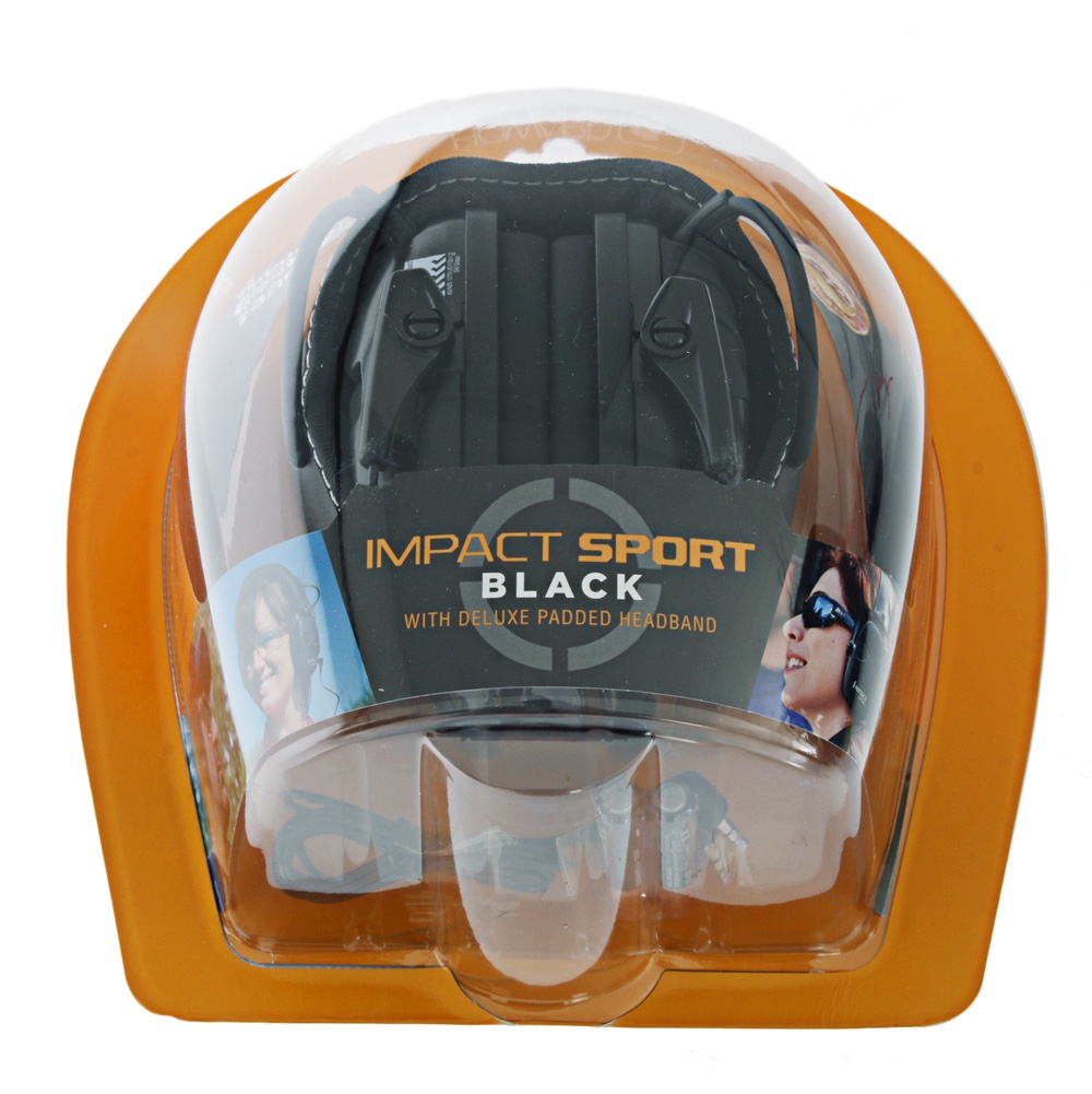Howard Leight Impact Sport Earmuffs - Black