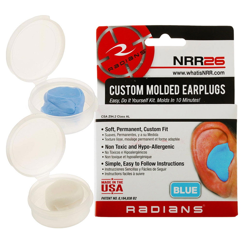 Radians Custom Moulded Earplugs Blue