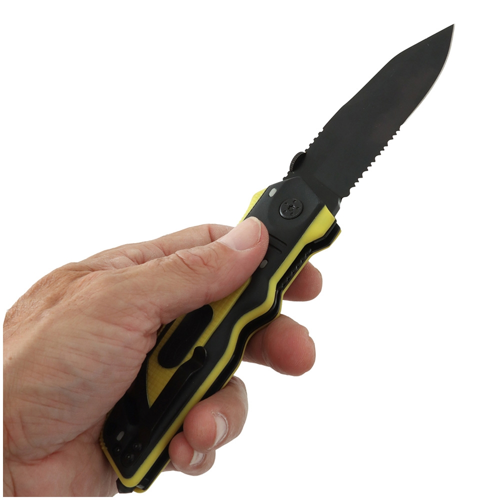 Walther Pro Knife Rescue 95mm Blade Yellow
