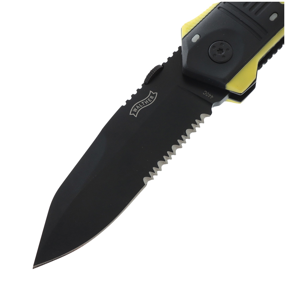 Walther Pro Knife Rescue 95mm Blade Yellow