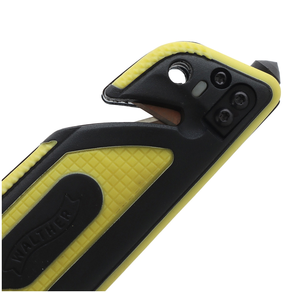Walther Pro Knife Rescue 95mm Blade Yellow