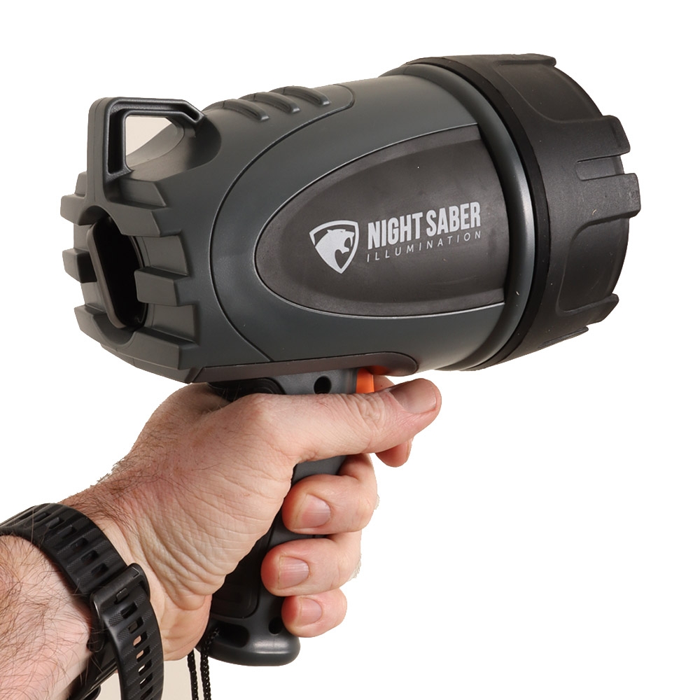 Night Saber Marine Hunter Waterproof Rechargeable Spotlight 1800lm