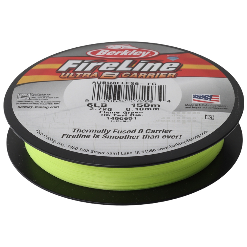 Berkley Fireline Ultra 8 Braid Flame Green 150m 6lb