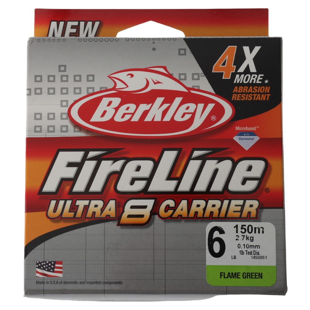 Berkley Fireline Ultra 8 Braid Flame Green 150m 6lb