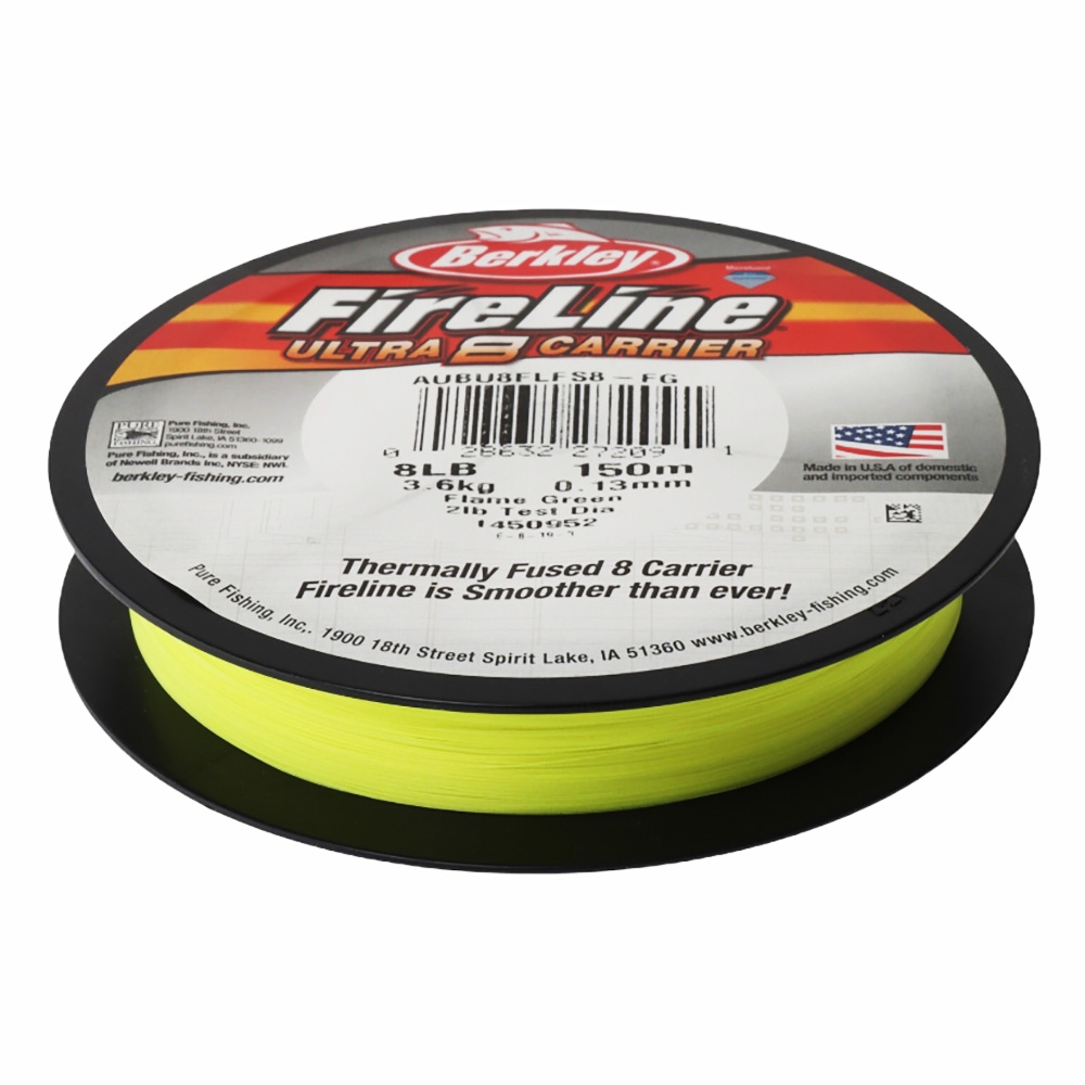 Berkley Fireline Ultra 8 Braid Flame Green 150m 8lb
