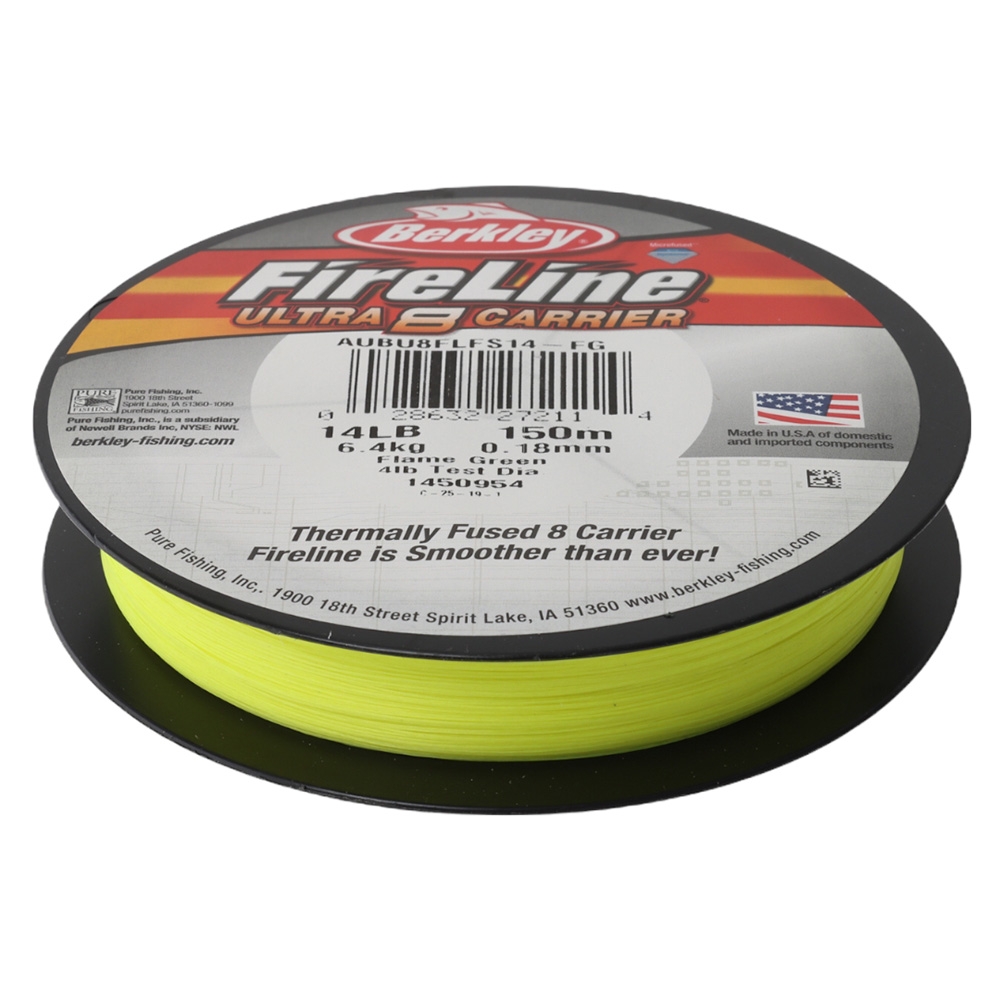 Berkley Fireline Ultra 8 Braid Flame Green 150m 14lb
