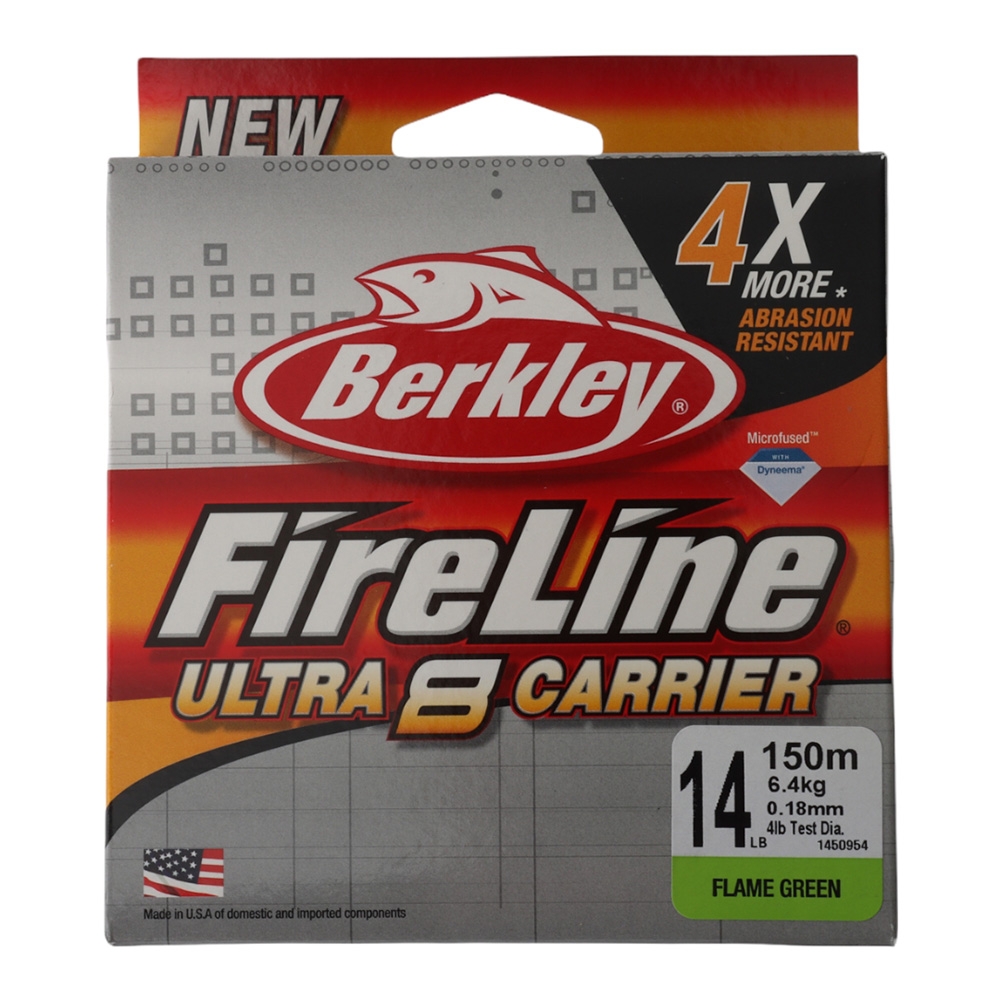 Berkley Fireline Ultra 8 Braid Flame Green 150m 14lb