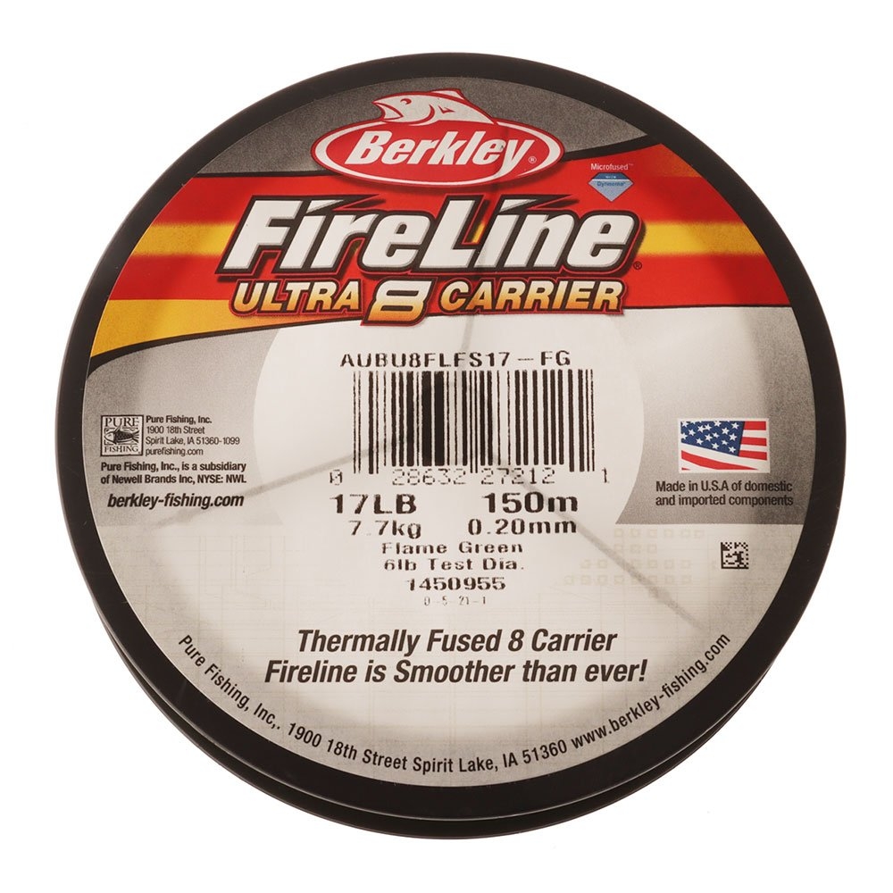 Berkley Fireline Ultra 8 Braid Flame Green 150m 17lb