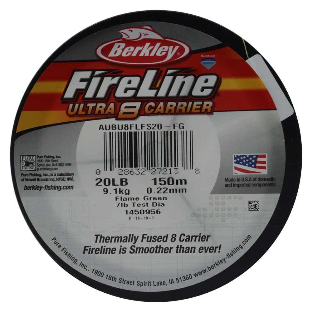 Berkley Fireline Ultra 8 Braid Flame Green 150m 20lb