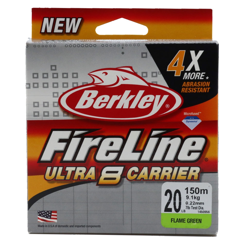 Berkley Fireline Ultra 8 Braid Flame Green 150m 20lb