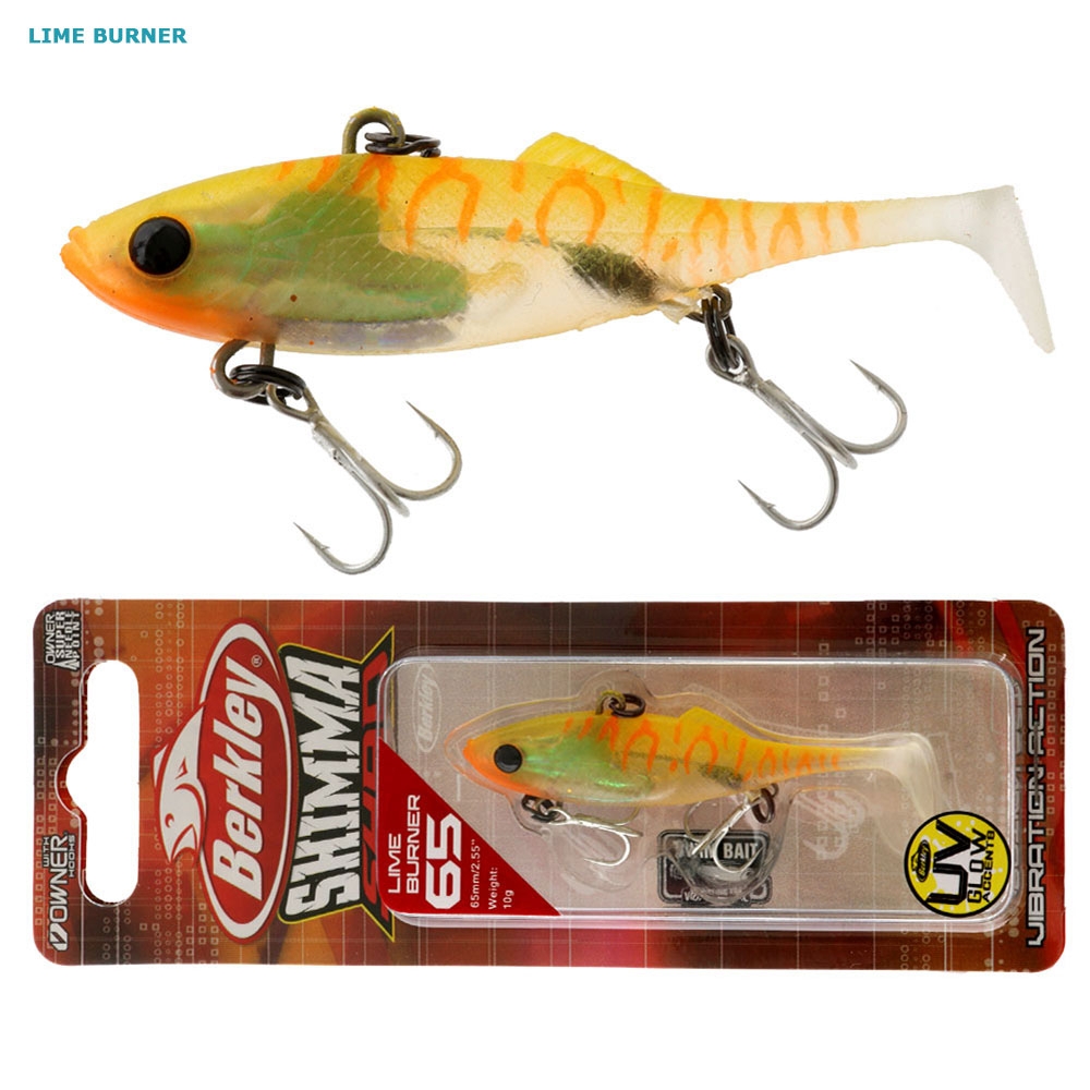 Berkley Shimma Shad Vibe Soft Bait Lure 65mm 10g