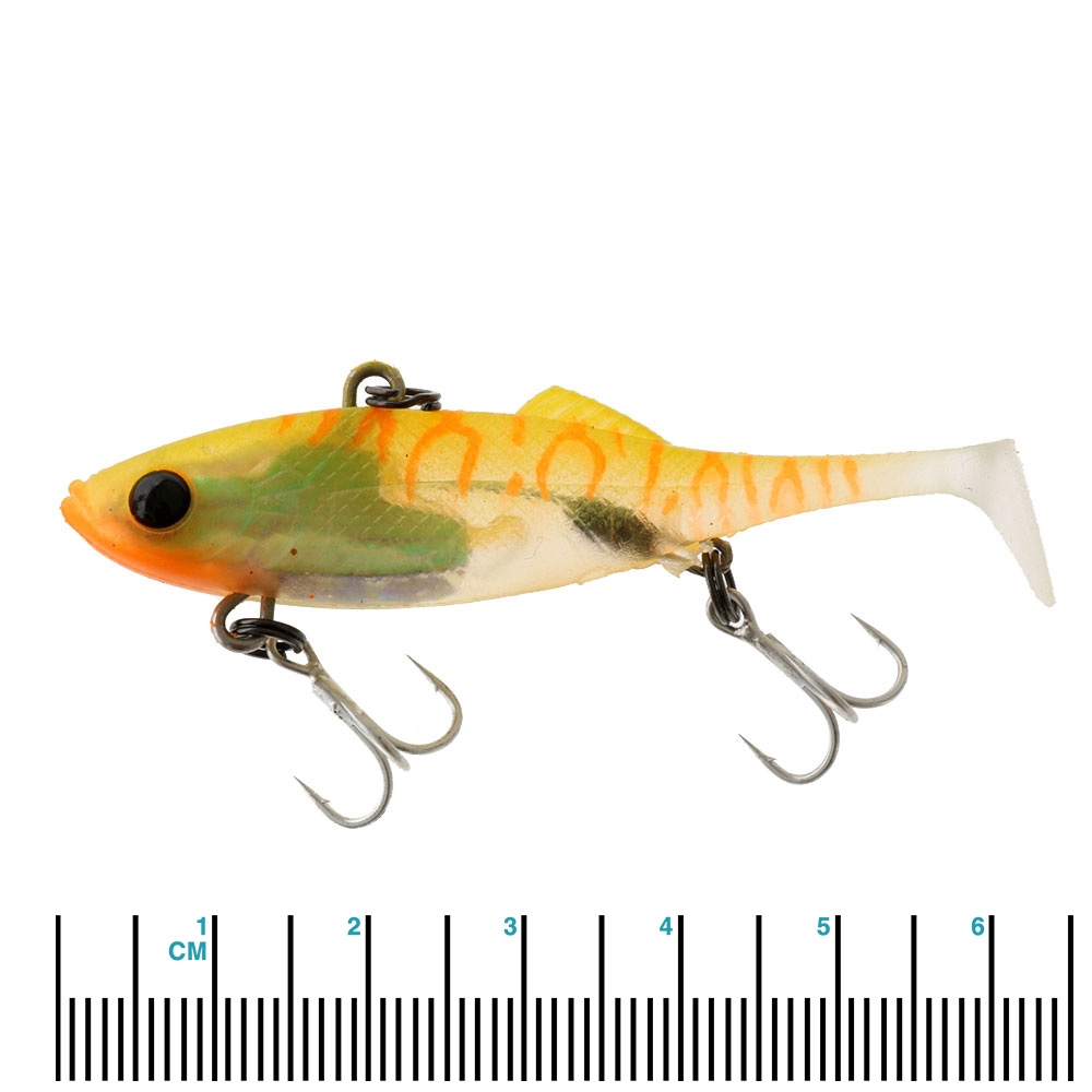 Berkley Shimma Shad Vibe Soft Bait Lure 65mm 10g Lime Burner