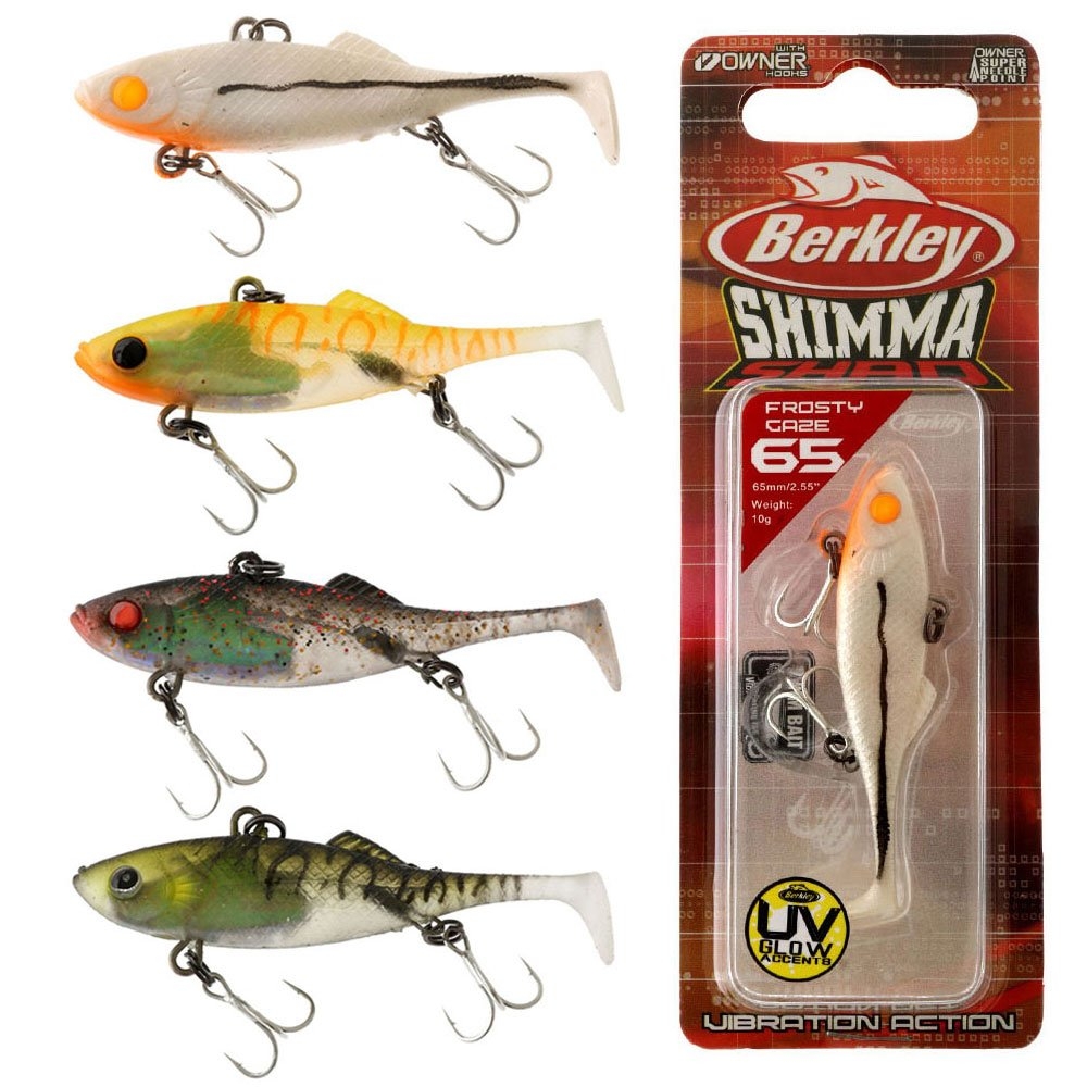 Berkley Shimma Shad Vibe Soft Bait Lure 65mm 10g