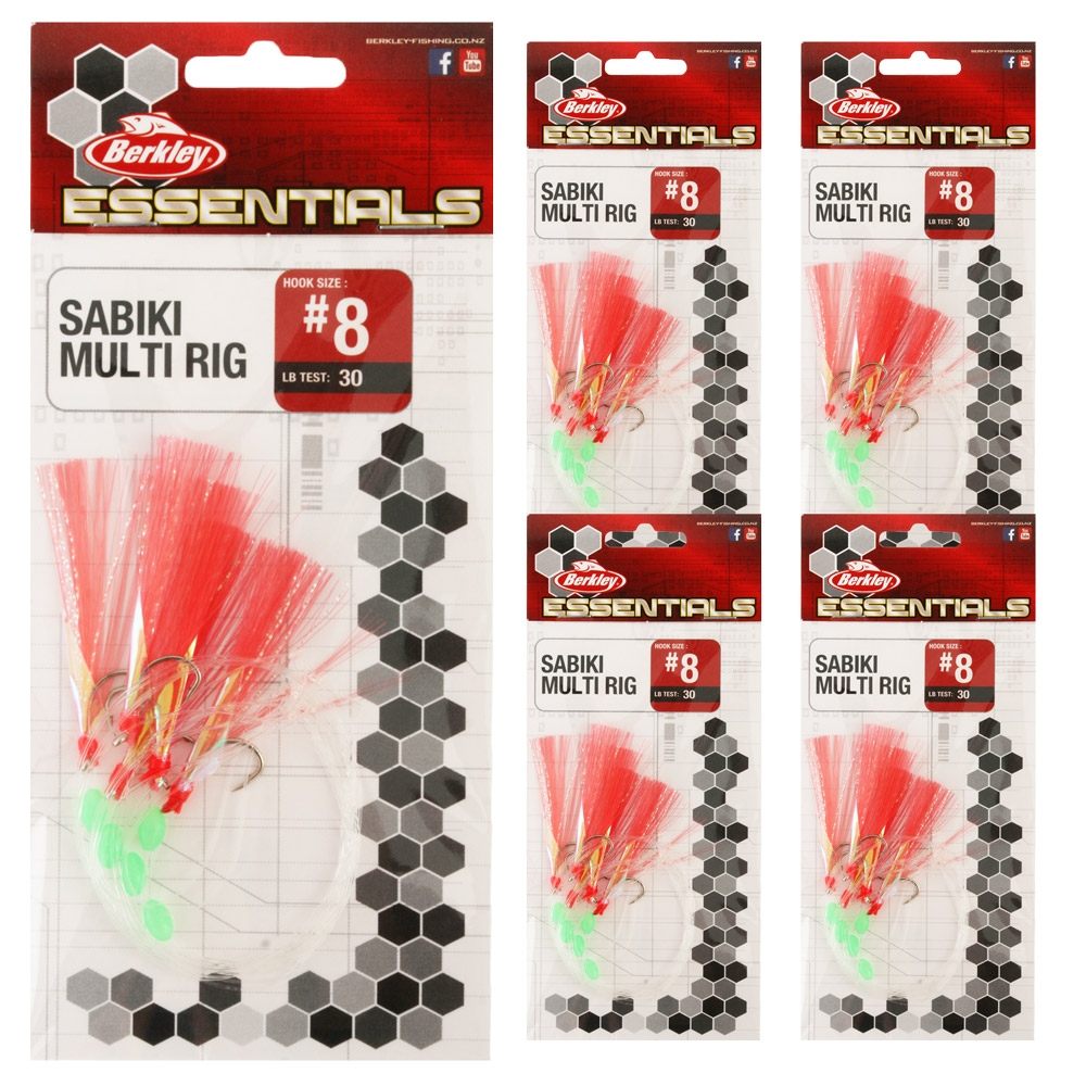 Berkley Essentials Sabiki Multi Rig 5 Pack