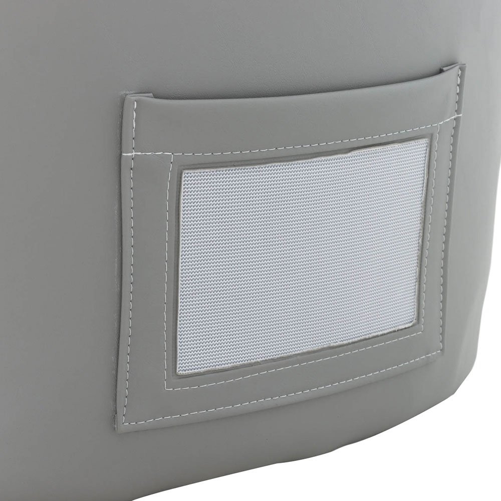 Stessco High Back Boat Helm Seat with Adjustable Bolster and Boat Seat Pedestal