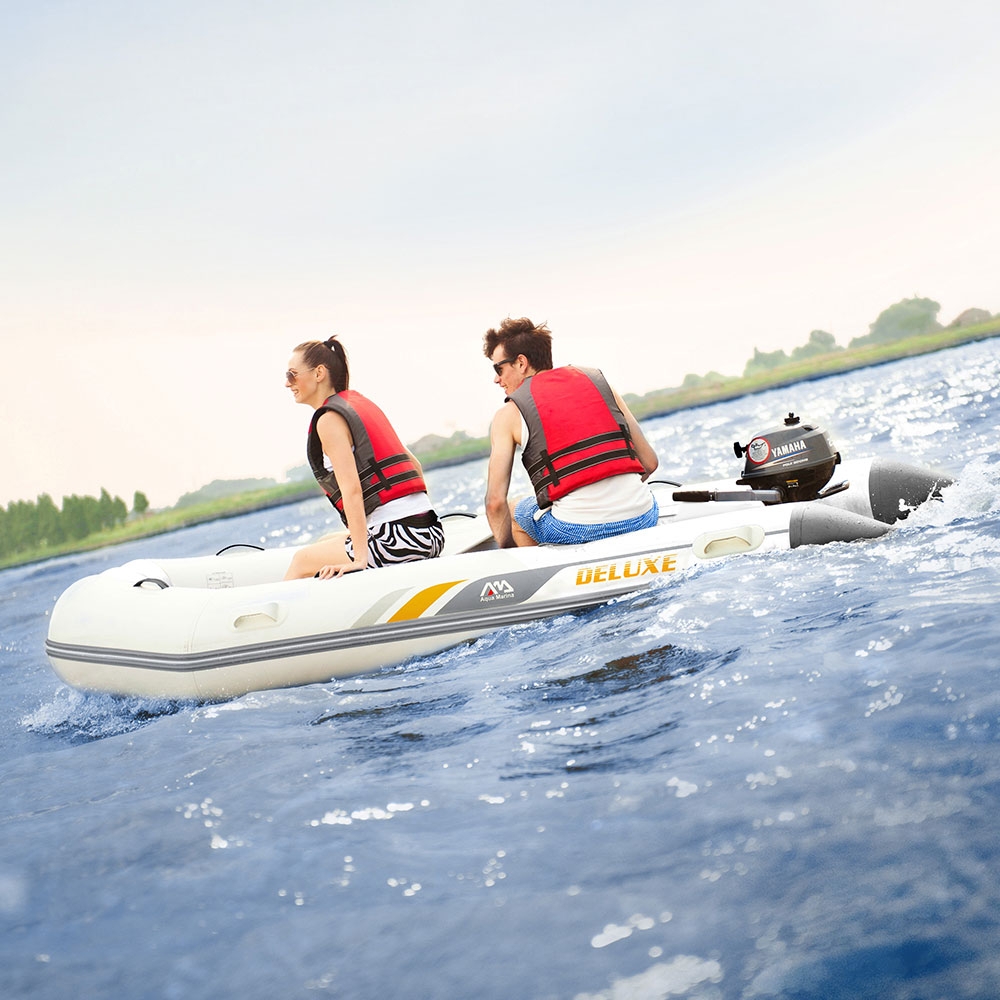 Aqua Marina Deluxe Inflatable Dinghy 3m - Wooden Floor