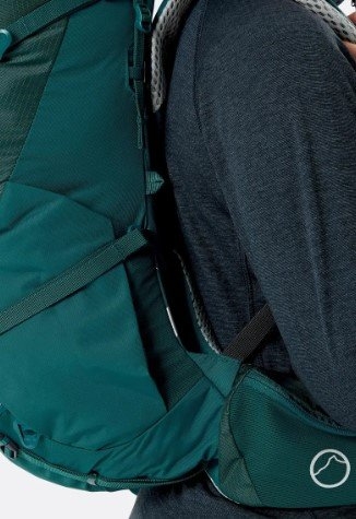 Lowe Alpine Cholatse ND40:45 Womens Hiking Backpack Black S-M