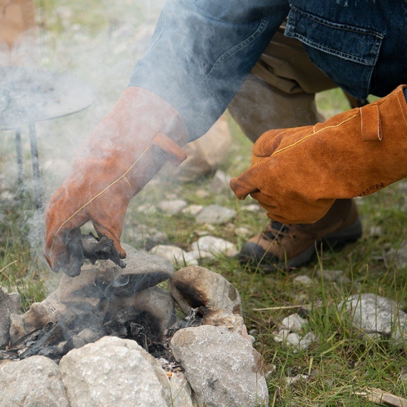 Naturehike Heat Resistant Leather Gloves