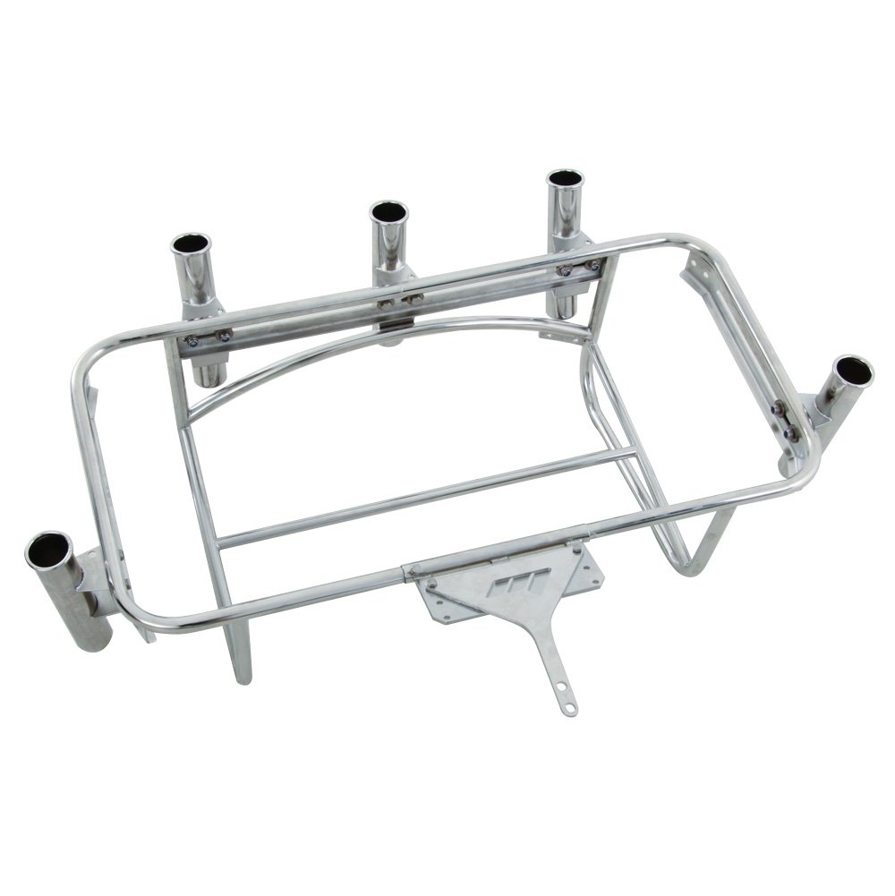 Manta Jet Ski Frame and 70L Icey-Tek Chilly Bin with 5 Rod Holders - Grey