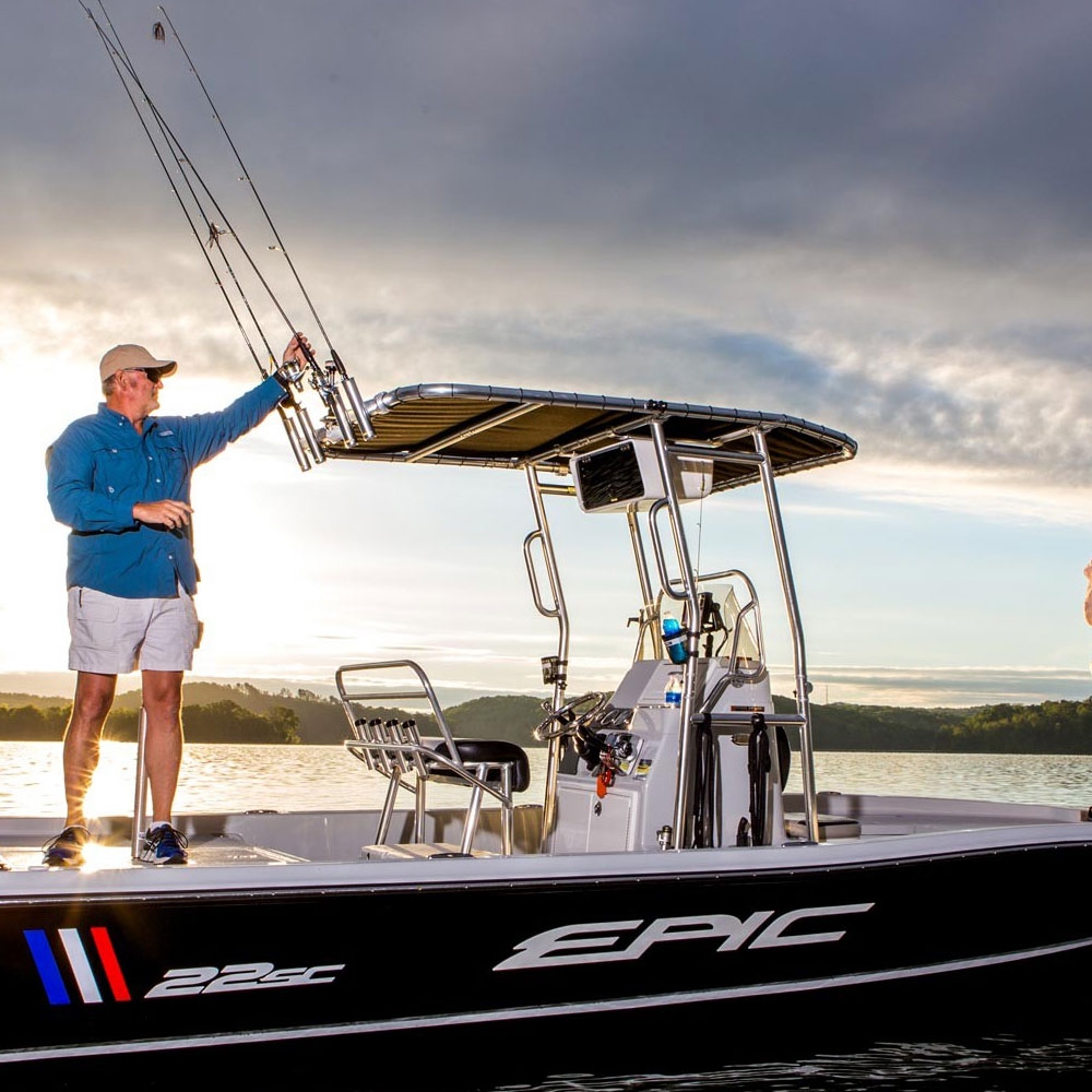 Fishmaster Adjustable T Top Rod Holder