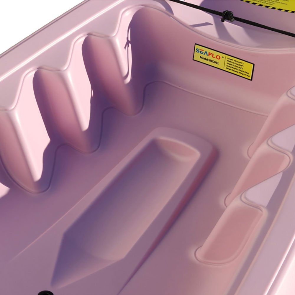 Seaflo Pukaki Kids Kayak with Paddle and Leash 6ft Pink Sakura