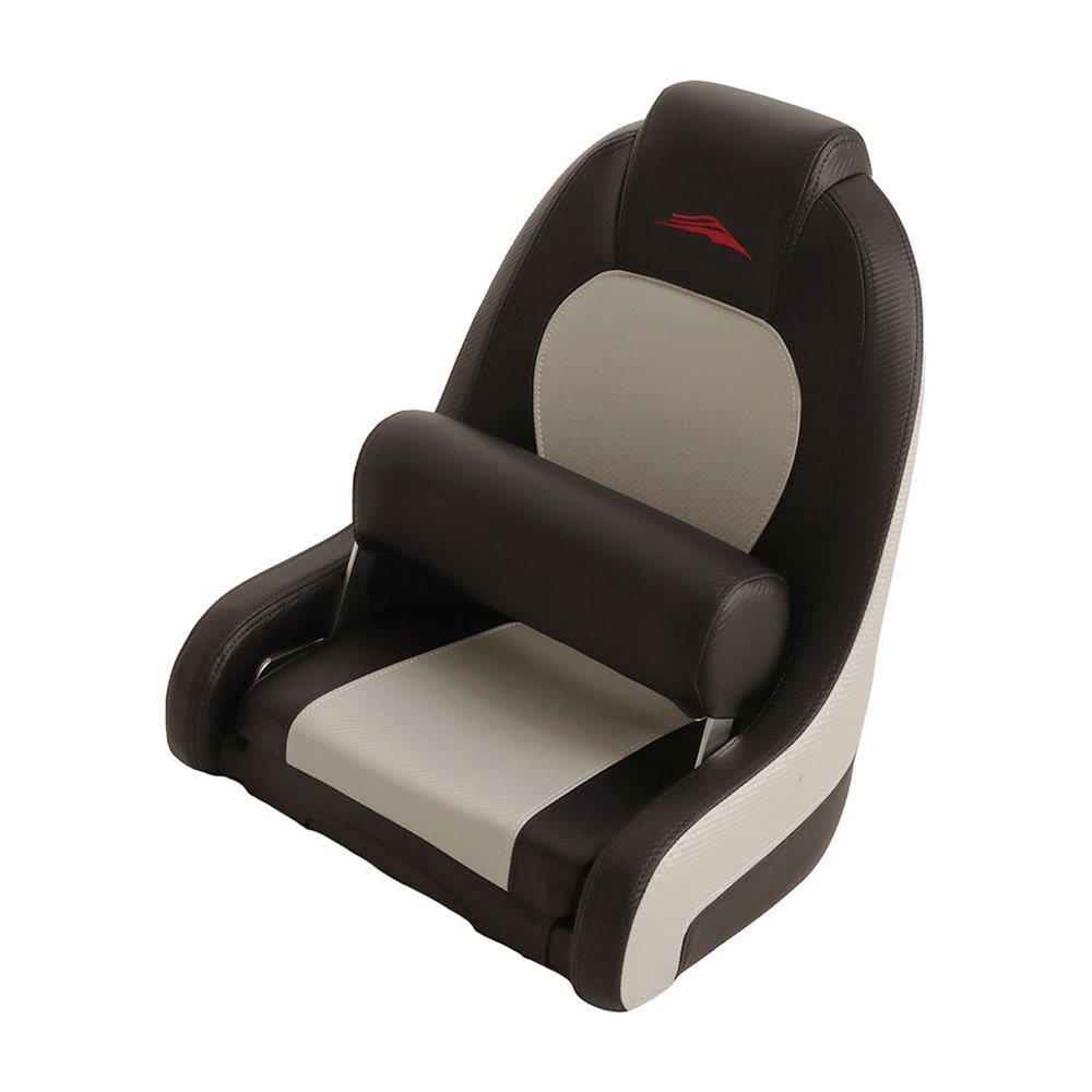 BLA Anglapro Recon Elite Boat Seat with Flip-Up Bolster and Boat Seat Pedestal