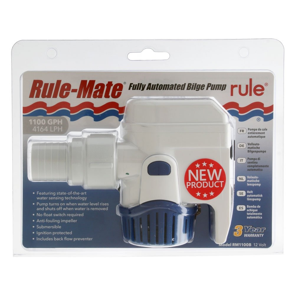 Rule-Mate Automatic Submersible Bilge Pump 12V