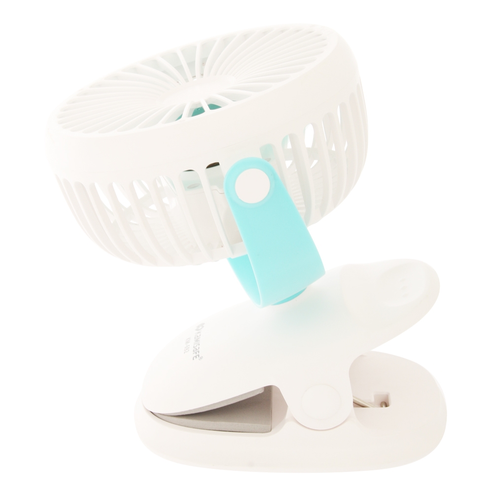 Clip-On Mini USB Desk Fan White 3W