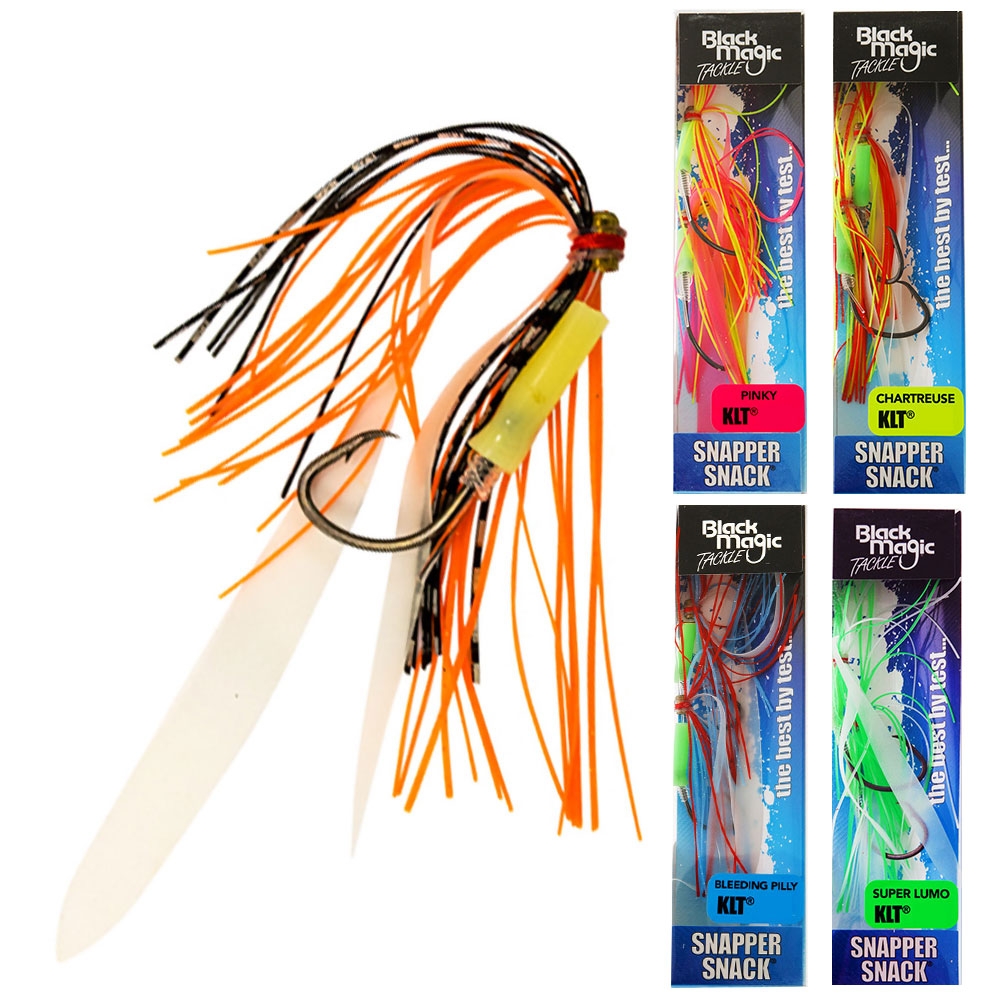 Buy Black Magic Snapper Snack Skirted Flasher Rig 3/0 online at Marine ...