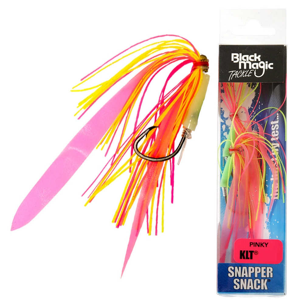 Black Magic Snapper Snack Skirted Flasher Rig 3/0