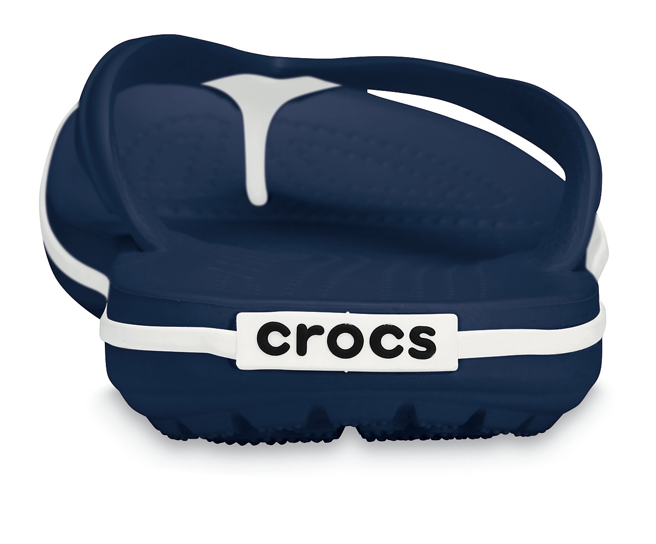 Crocs Crocband Flip Jandals Navy Mens US6 / Womens US8