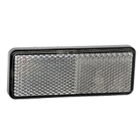 Trojan Trailer Reflector Qty 1 96 x 38mm White Bolt-On Thumbnail Trojan Trailer Reflector Qty 1 96 x 38mm White Bolt-On