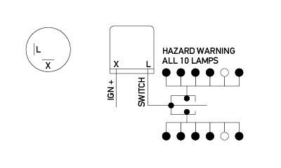 Hella Marine Electronic Flasher Unit 12V 2 Pin High Capacity