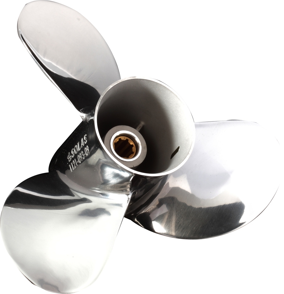 SOLAS 1121-093-09 Saturn Mercury Stainless Steel 06-15 HP 09 Propeller