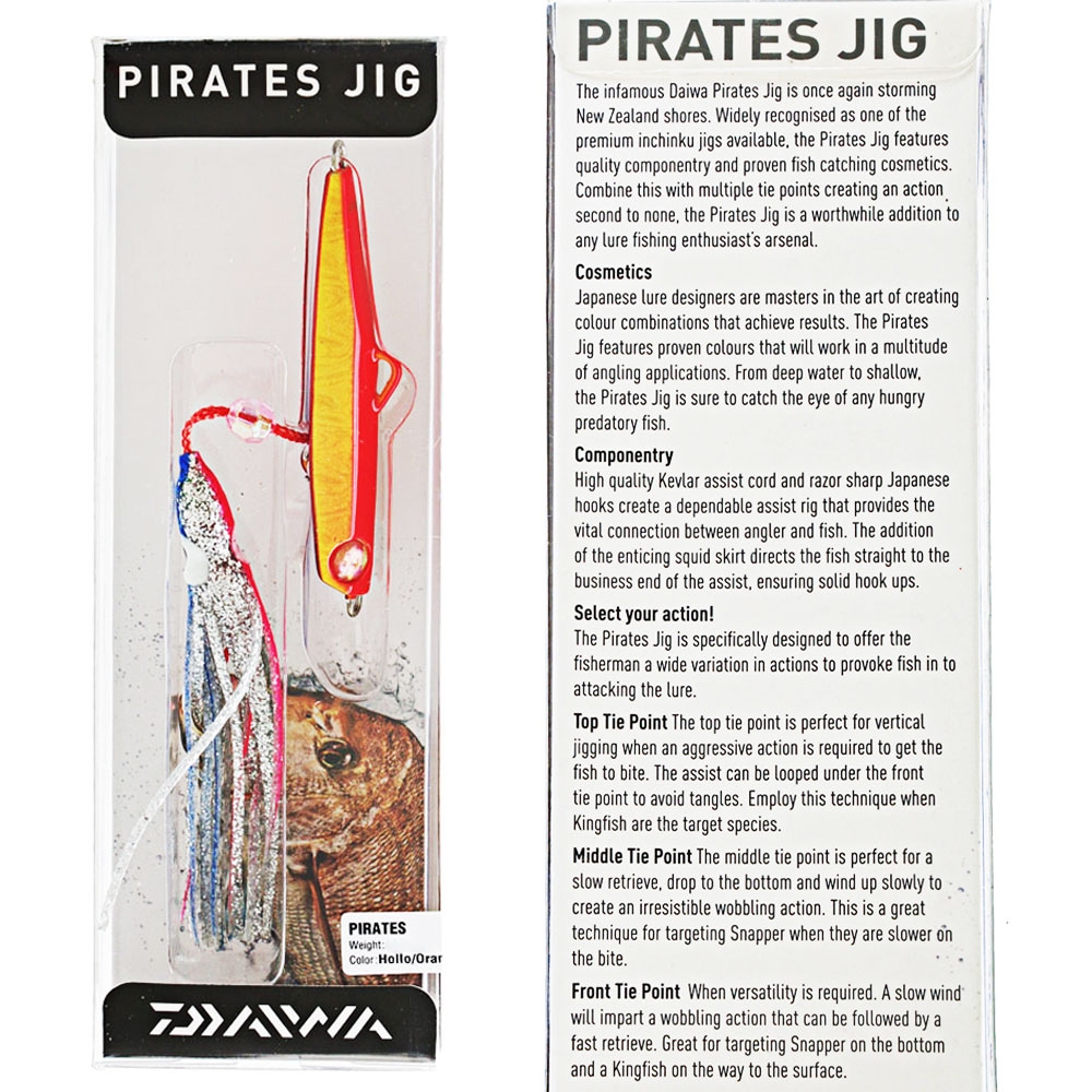 Daiwa Pirates Inchiku Jig Hollo/Orange 150g