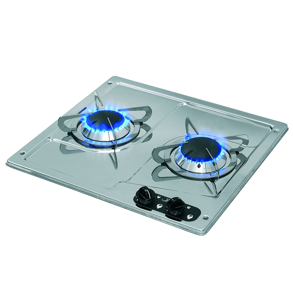 CAN 2 Burner Hob Stainless Steel Marine