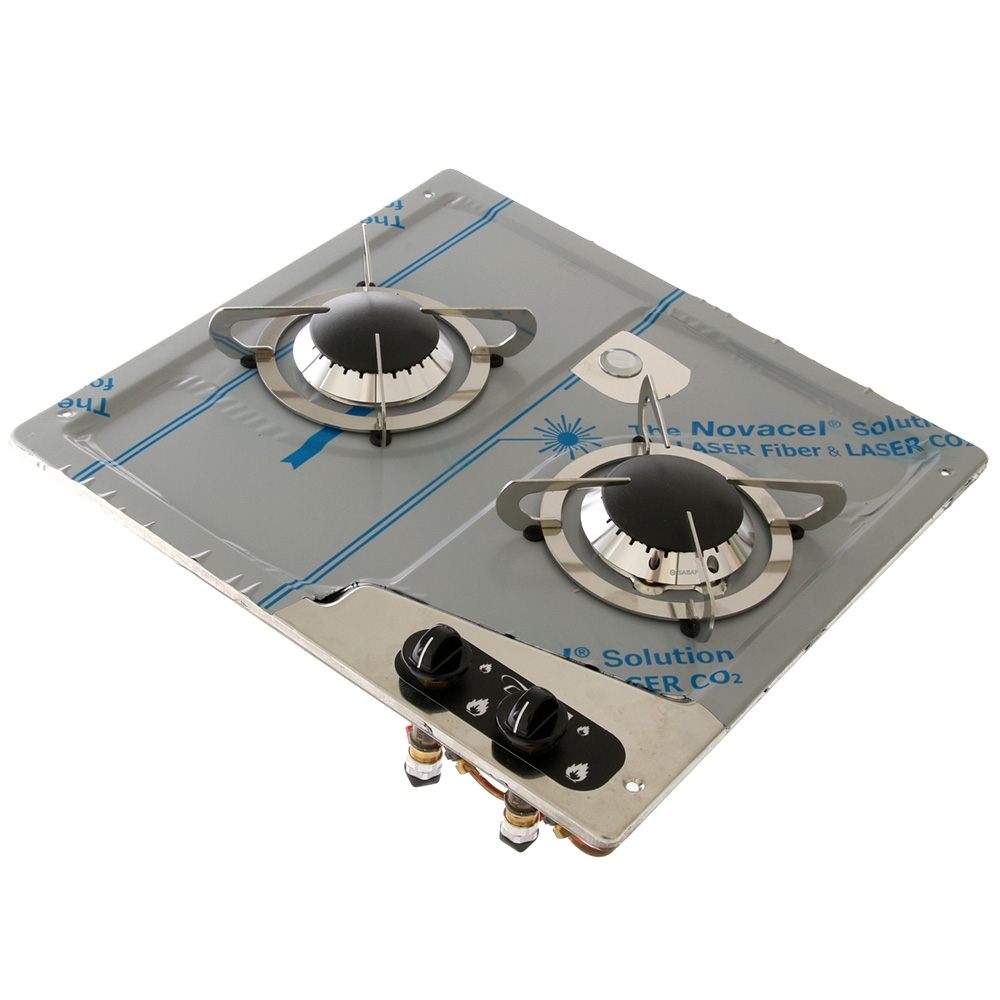 CAN 2 Burner Hob Stainless Steel Marine