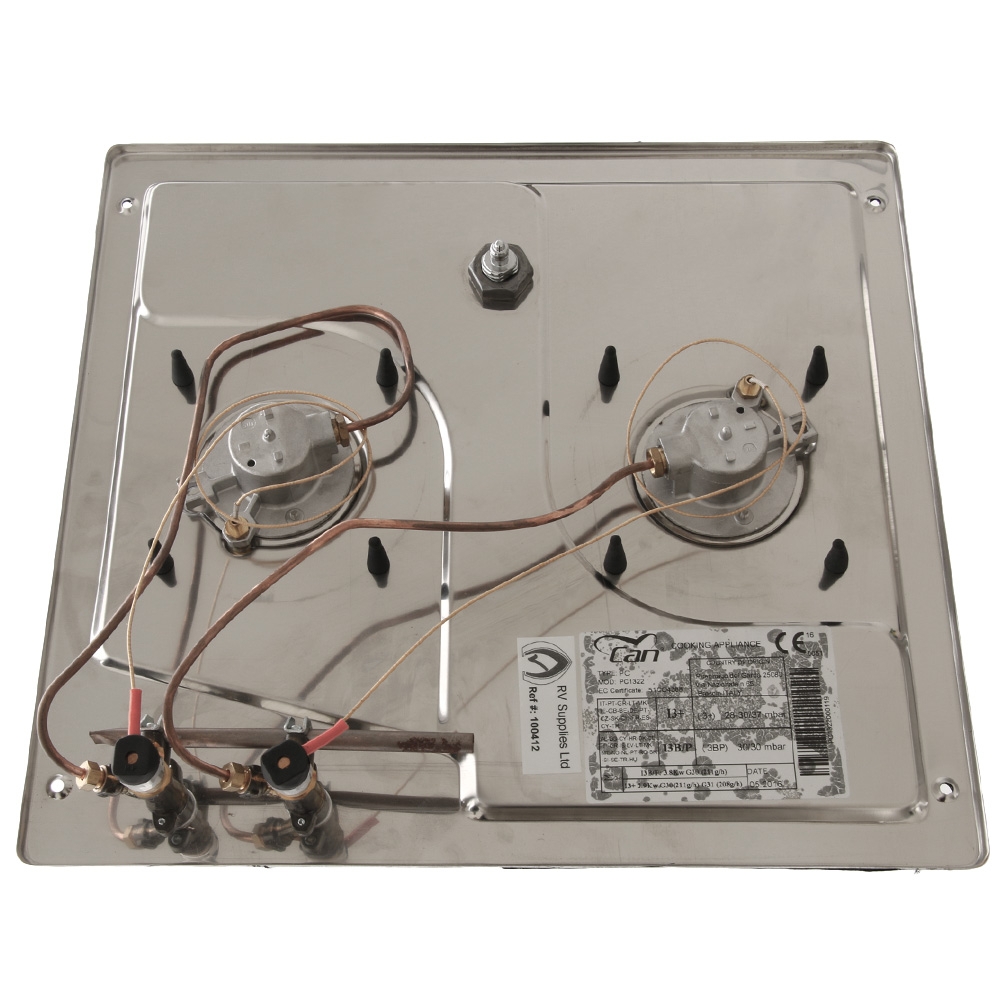 CAN 2 Burner Hob Stainless Steel Marine