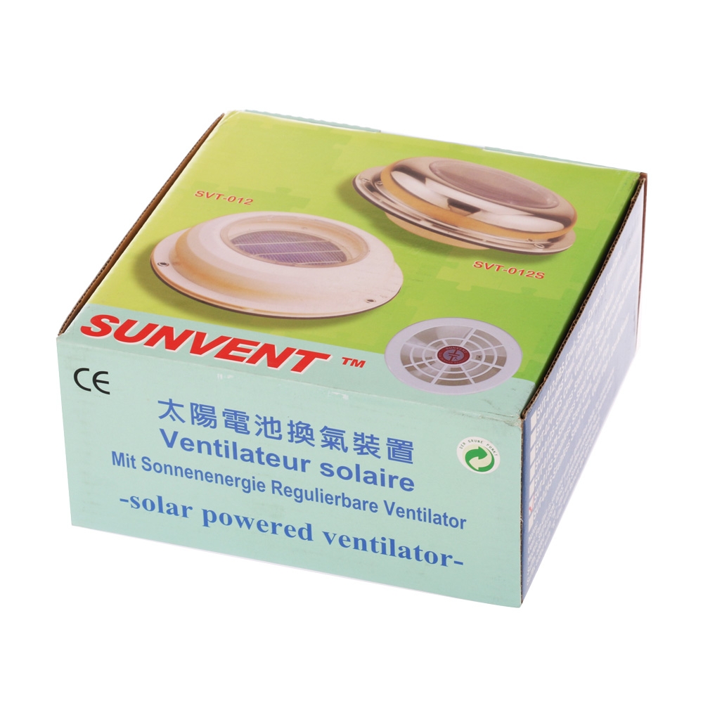 Multi Function Solar Ventilator Stainless Cowl