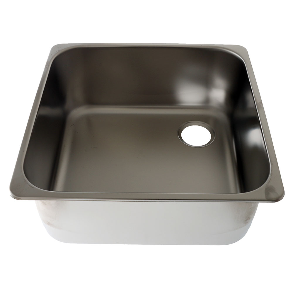 CAN Square Matt Stainless Steel Sink 360x360x150mm