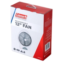 Coleman Rechargeable Fan with LED Light 12in Thumbnail Coleman Rechargeable Fan with LED Light 12in
