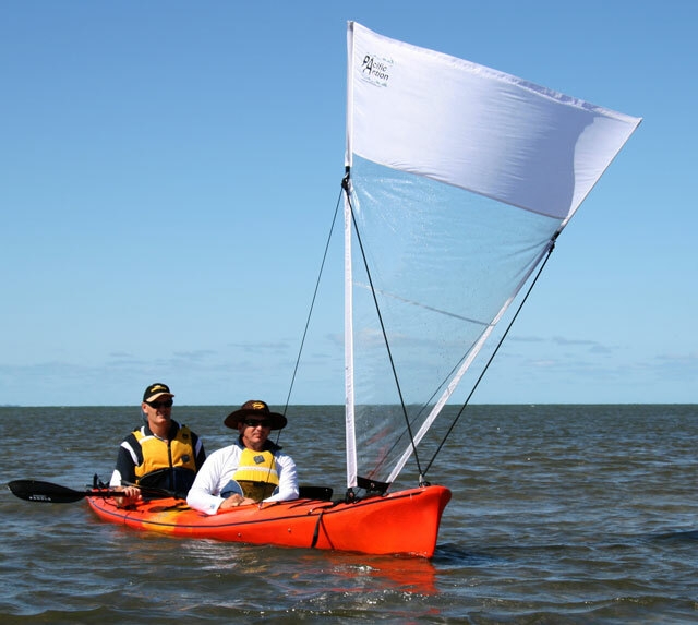 Pacific Action Kayak Sail System 2.2sqm White/Clear